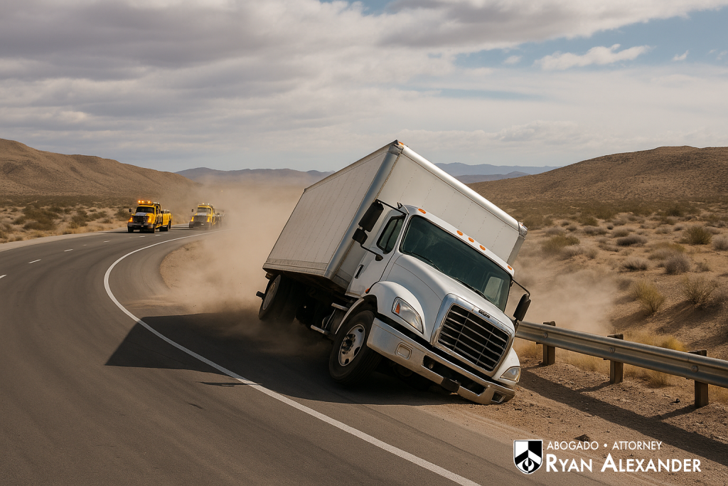 #1 Best Las Vegas truck accident Attorney - Tire Blowouts & Mechanical Failures