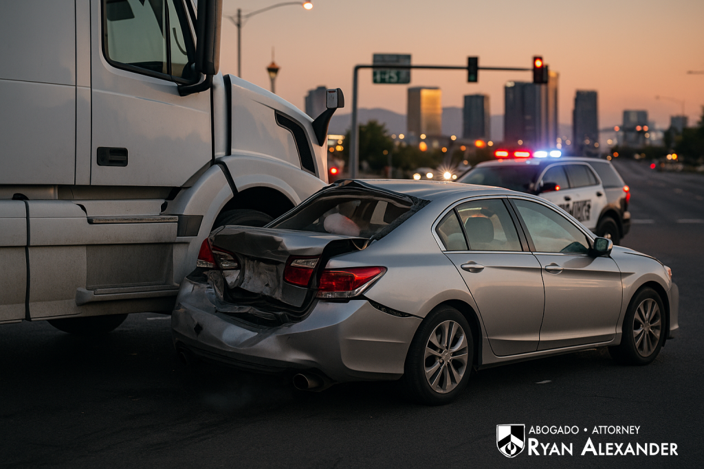 #1 Best Las Vegas truck accident Attorney - Underride Accidents