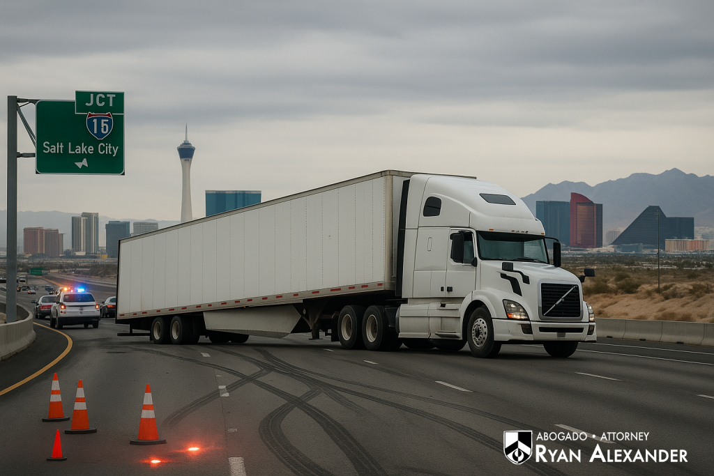 #1 Best Las Vegas truck accident Attorney - side swip accident